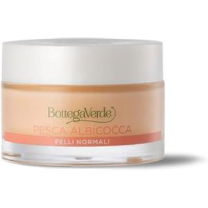 Bottega Verde - Crema Viso Idratante, 50 ml, Idrata e Nutre in Profondità, con Pesca e Albicocca, per Pelli Normali