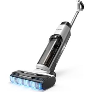 Hearten Aspirapolvere Lavapavimenti, 25kPa con Acqua elettrolizzata, Auto Pulizia, Autopropulsione, Guida Vocale, Anti-avvolgimento, Pulizia Bordi, Display LED, Motore Brushless, Basso Rumore