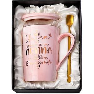 Biching Regalo Nonna Compleanno Tazza da Caffè in Ceramica da 400ml