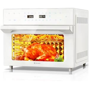 LLIVEKIT 30L Friggitrice ad Aria Forno XXL con Girarrosto Rotante