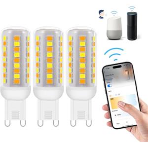 I-SHUNFA Lampadine LED G9 Intelligenti Wi-Fi,compatibili Alexa/Google Home
