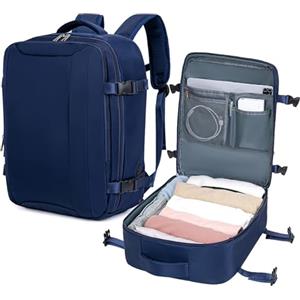 Lossga Zaino per Easyjet 45x36x20 Zaino da Viaggio Aereo con Tasca Laterale