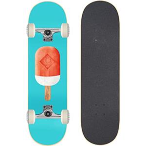 Rollercoaster Feathers + Icecream + Palms + Surfer The One Edition Skateboard, Icecream