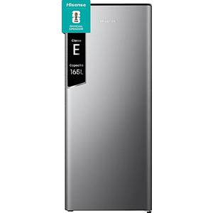 HISENSE FRIGORIFERO MONOPORTA HISENSE RR220D4BDE, Capacità netta totale 165 l, Rumorosità: 37 dB(A), Dimensioni: L 51,5 cm A 126,5 P 51,4 cm, Silver, Classe E