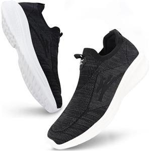 Giniros Uomo Scarpe per Corsa Camminata Ginnastica Jogging Fitness Tennis