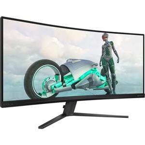 Philips Gaming Monitor 34M2C3500L 34 pollici, Curvo, 3440x1440, UW-QHD, 180Hz, Fast VA Panel, 0.5ms MPRT, , (HDMI2x 2.0 DP 1x 1.4) Adaptive Sync, HDR10, FreeSync Premium, Grigio Scuro