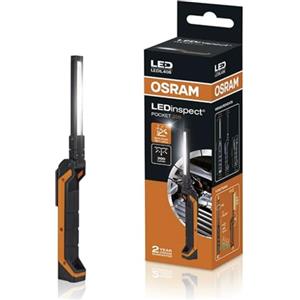 OSRAM LEDinspect POCKET200, Luce di ispezione a LED Sottile, 6500K, Luce di Lavoro a LED Ricaricabile, Magnetica, Flessibile