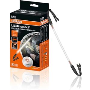 OSRAM LEDInspect FLEXIBLE INSPECTION LIGHT, luce di ispezione LED ricaricabile, 6000K, luminosità fino a 1000lm, cinghie elastiche rimovibili