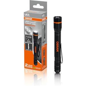 OSRAM LEDinspect TORCH 250 ESSENTIAL, funzione zoom, luminosità 250lm, 6500K, 3 modalità di illuminazione, torcia di ispezione a LED