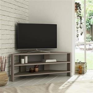 Dmora - Mobile porta TV Sadalmelik, Credenza da soggiorno, Armadio basso per TV, Base parete attrezzata, 114x36 h45 cm, Beige