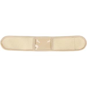 Baoblaze Cinturino Cavigliera Regolabile Contapassi Bracciale Fascia Caviglia Pedometro Supporto Dispositivo Passi Fascia Sport Neoprene Imbottito con Finestra, Color Carne, PVC Trasparente