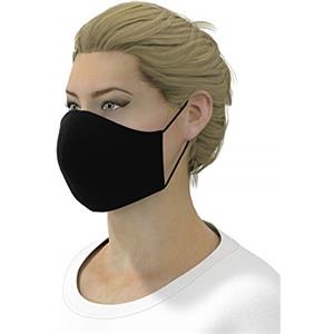 AVANTEX maschera in cotone, 3 pezzi, colore nero