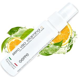 GEPPE Siero Viso Vitamina C 20% e Acido Ialuronico 60 ml Formula BIO
