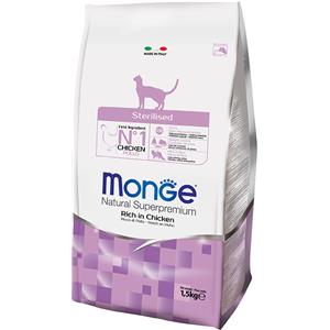 MONGE SUPERPREMIUM CAT STERILIZED RICCO DI POLLO 10 KG.