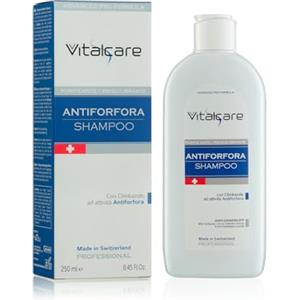 DIAMOND INTERNATIONAL Vitalcare | Swiss - Shampoo Antiforfora, Shampoo Capelli Purificante, Riequilibrante, Igienizzante e Illuminante, ad Attività Antiforfora, con Climbazolo, 250 ml