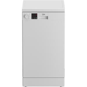 Beko Dvs05024W Lavastoviglie Slim Libera Installazione Display 10 Coperti Hxlxp, Bianco, 85 x 4.8 x 60, 49 Dba