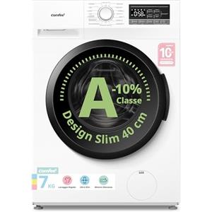 COMFEE' Lavatrice Ultra Slim 7 kg 40 cm Classe A-10% Motore BLDC