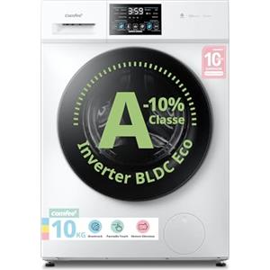 COMFEE' Lavatrice 10 kg Classe A-10% 1400 Giri Motore Inverter Silenzioso