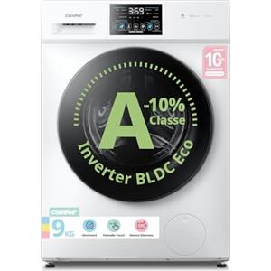 COMFEE' Lavatrice 9 kg Classe A-10% 1400 Giri Motore Inverter Silenzioso
