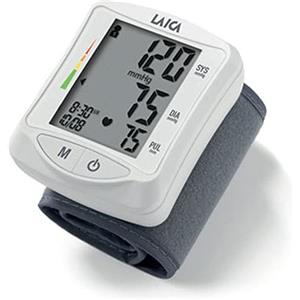 LAICA BM1006 Misuratore di Pressione da Polso - con Custodia, Bianco