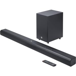 JBL Cinema SB 550, Soundbar 3.1 Canali con Subwoofer, Bluetooth per Streaming Wireless, Dolby Atmos Integrato, Connessione HDMI ARC e Ottica, Design Compatto, 250 Watt, Nero, Spina AC UK (tipo G)