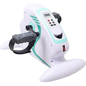 YldessmEU Mini cyclette, macchina for allenamento elettrico for la riabilitazione Cyclette portatile Monitor LCD digitale Attrezzatura for il fitness