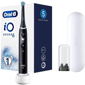 PROCTER & GAMBLE SRL Oral-B iO6 Spazzolino Elettrico Ricaricabile Nero Con Custodia Da Viaggio