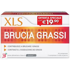 PERRIGO ITALIA SRL XLS BRUCIA GRASSI 60 COMPRESSE TAGLIO PREZZO