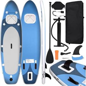vidaXL Set Tavola da SUP Gonfiabile Rosso 300x76x10 cm