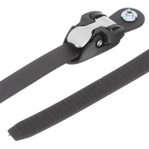 CIMAXIC Fibbia per Pattini Rotelle Cinturino Regolabile Nero PVC | 1 Pezzo, Fissaggio Stabile, per Speeds Skates e Roller Skates, Uso Outdoor