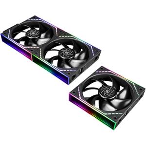 THERMALRLGHT Thermalright TR TL-M12Q X3 Set di 3 ventole per CPU senza splicing,2000giri/min,ventola per blocco di raffreddamento per computer,effetto specchio ARGB,alloggiamento per PC,raffreddamento
