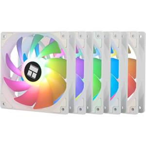 THERMALRLGHT Thermalright TR TL-C12CW-S X5 Ventola per CPU bianca,ventola per PC a velocità 1550 giri/min,raffreddamento per computer da 120mm,ventola di controllo PWM