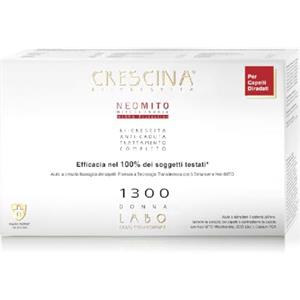Crescina Transdermic NEO MITO Doppio Trattamento Ri-Crescita e Anticaduta Capelli Diradati 1300 Donna 40 fiale (20+20)
