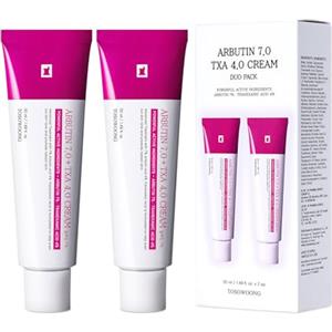 TOSOWOONG Crema Arbutina 7% + Acido Tranexamico 4% per Macchie Scure