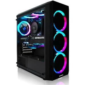 Greed®Mk2 Basic - 4K High End Gaming PC Raytracing - AMD Ryzen 5 4600G + Radeon Vega 7 - computer RGB ultra veloce + desktop da 4,2 GHz - 16 GB DDR4 RAM - 512GB SSD - WLAN + W11 Pro