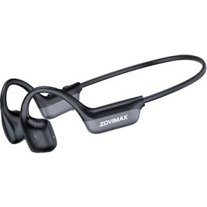 ZOVIMAX Cuffie Conduzione Aerea Cuffie Wireless a Orecchio Aperto 18mm Unità driver | Open Ear Bluetooth 6.0, 12 Ore Autonomia Vestibilità Comoda, Microfono Anti-Vento, Driver da 18mm, Sport per Corsa e Ciclismo