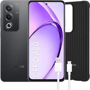 OPPO OPPO A80 5G 256GB+ 8GB Black+ Cavo USB-C