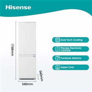 Hisense Frigorifero con Congelatore 246 L E Bianco