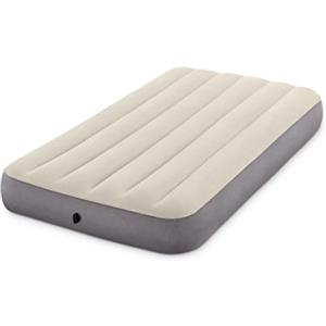 Intex Airbed Materasso Deluxe Singolo Classic Dura Beam con Tecnologia Fiber Tech, Tinta Unita, Multicolore, 99 x 191 x 25 cm