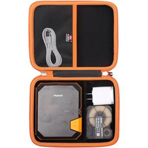FBLFOBELI Custodia rigida per etichettatrice industriale Makeid P31, stampante per etichette a trasferimento termico, porta etichettatrice Bluetooth portatile (solo custodia)
