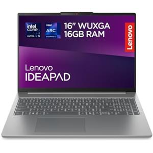 Lenovo IdeaPad Slim 5i Notebook 16" Intel Core Ultra 5 135H, 16GB RAM DDR5, 512GB SSD, IPS, Tastiera retroilluminata e chassis in alluminio, Laptop per Lavoro, Studio - Caricatore non incluso