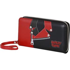 KARACTERMANIA Harley Quinn Jacket-Essential Portafoglio, Nero, 19 x 10 cm, Nero , Taglia unica, Giacca Portafoglio Essential