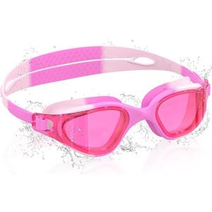 Ambienden Occhialini Nuoto Bambini HD 180° Anti-Appannamento UV | Visione HD 180°, Regolazione Rapida, Lenti Anti-Appannamento, Protezione UV, Guarnizione Silicone