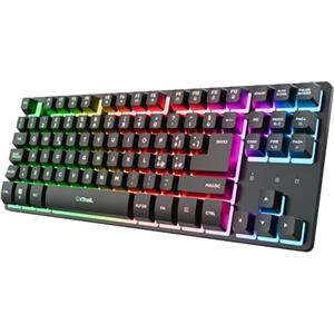 GXTrust Dothix Tastiera Gaming Wireless TKL 80% Italiano QWERTY, Nero