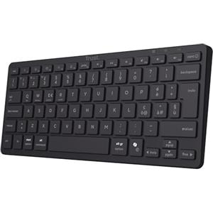 Trust Vira Tastiera Wireless Bluetooth Layout Italiano QWERTY, Nero