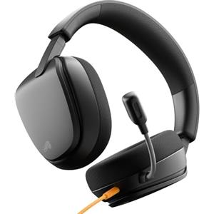 GLORIOUS GHS Eternal - Cuffie stereo gaming per PC, PS5, PS4, Xbox, Switch - Driver angolati personalizzati, microfono rimovibile con audio nitido, 3,5 mm - Resistenti, comfort prolungato - Nere