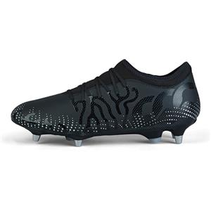 Canterbury Speed Infinite Team Stivali per Unisex Adulto, Black/Silver Metallic, 39.5 EU
