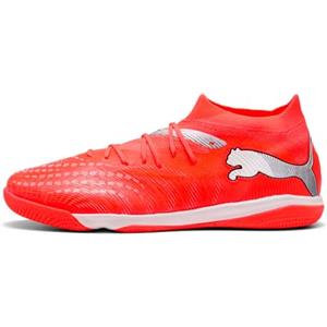 PUMA Scarpa da Calcio Unisex Future 9 Match IT, Rosso Brillante, Bianco, Nero, Argento, Taglia 38, Glowing Red PUMA White PUMA Black PUMA Silver, 39 EU