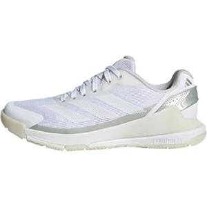 adidas Donna Crazyquick Lightstrike Padel Shoes, Ftwr White/Ftwr White/Zero Met., 39 1/3 EU
