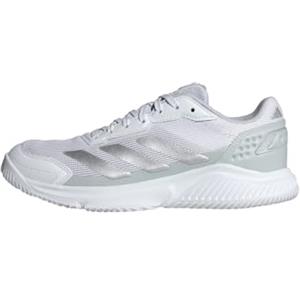 adidas Donna Courtquick W Padel Shoes, Ftwr White/Silver Met./Ftwr White, 40 2/3 EU